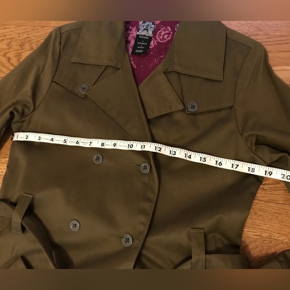 longline trench coat green size S - Picture 12 of 17
